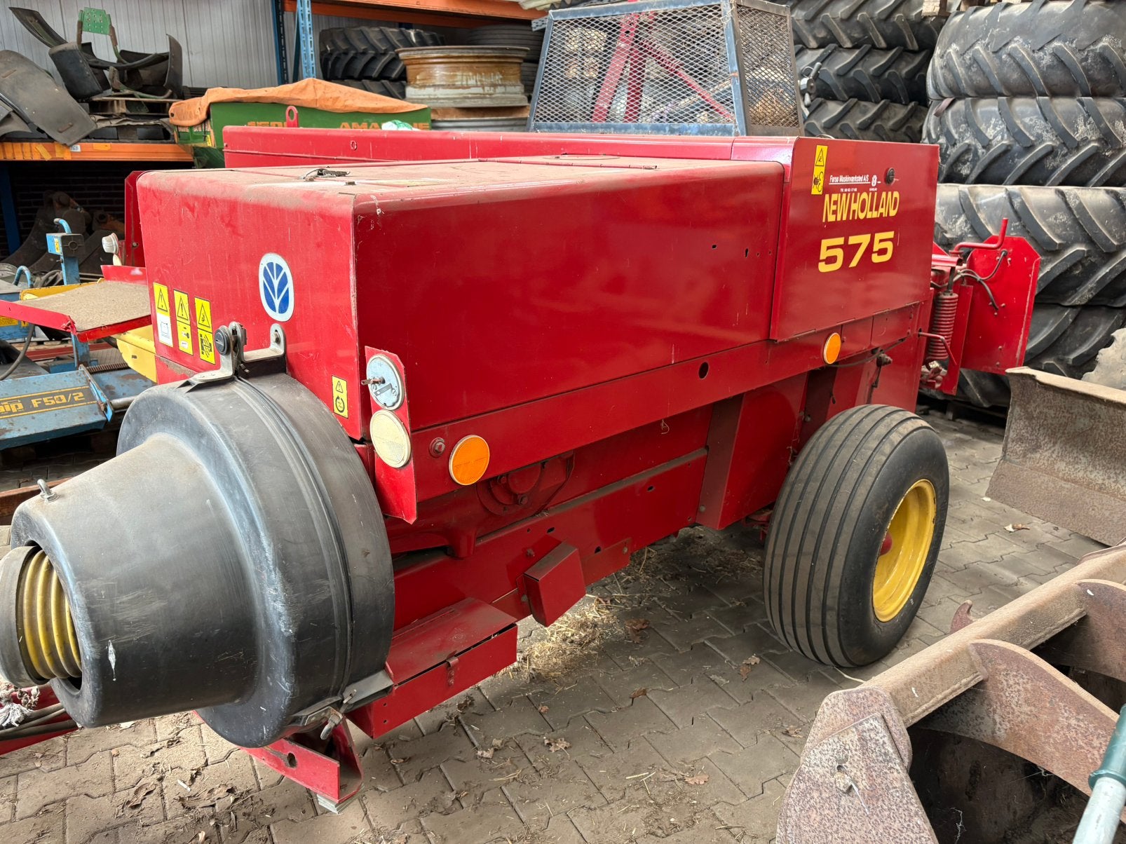 Zeer nette New Holland 575 pakkenpers, Ophalen of Verzenden, Oogstmachine