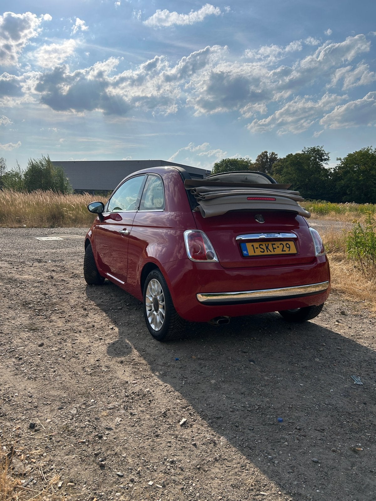 Fiat 500 Cabrio 1.2, Voorwielaandrijving, 4 cilinders, Cabriolet, Leder en Stof