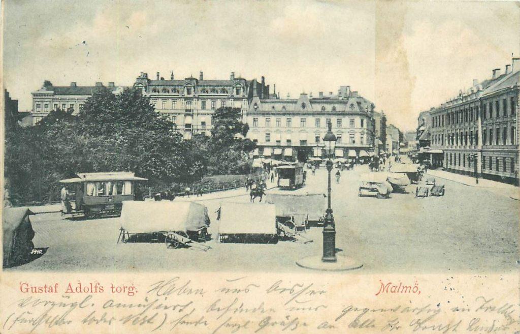 701-275-047 Malmo Gustaf Adolfs Torg, Verzenden, Voor 1920, Overig Europa