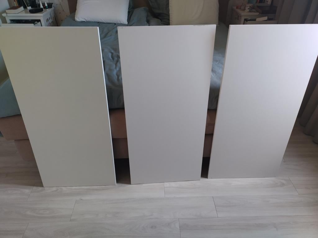 3 mdf planken, 105 x 50 x 1,2 cm, uit Bopita kast, Doe-het-zelf en Verbouw, Hout en Planken, Ophalen, Minder dan 25 mm, Plank