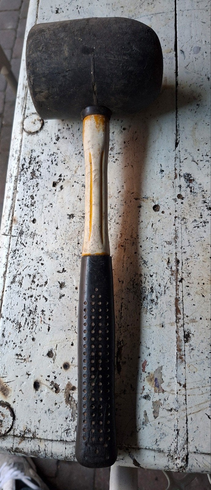 Zware straathamer voor de stratenmaker, Ophalen of Verzenden, Gebruikt, Hamer