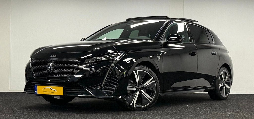 Peugeot 308 1.2 PureTech GT Pack*Panodak*Trekhaak*Memory*Nav, Auto's, Peugeot, 1263 kg, Gebruikt, Zwart, 1199 cc