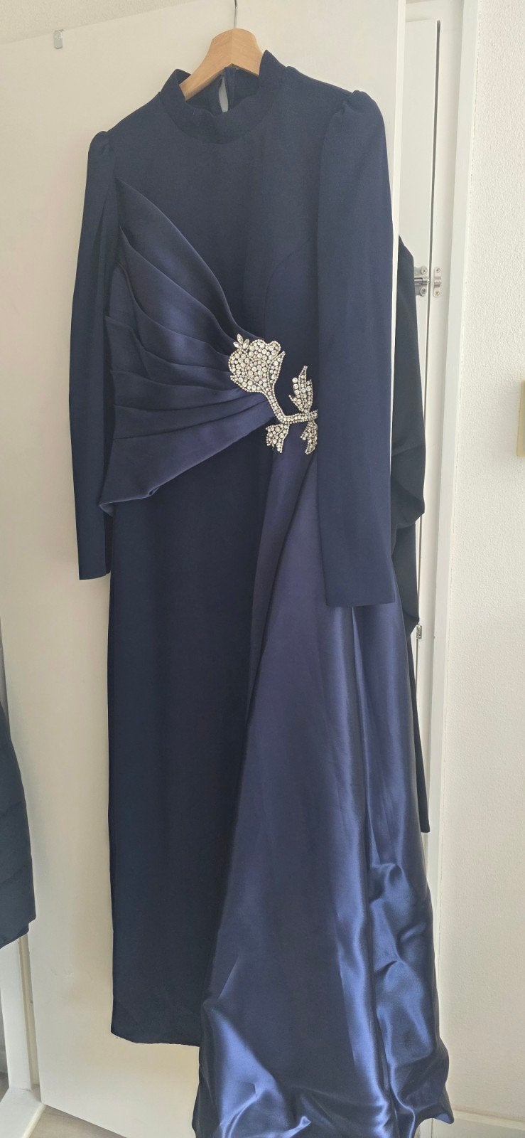 Favella Galajurk Donkerblauw Maat 44 (valt als 42), Ophalen, Blauw, Maat 42/44 (L), Zo goed als nieuw