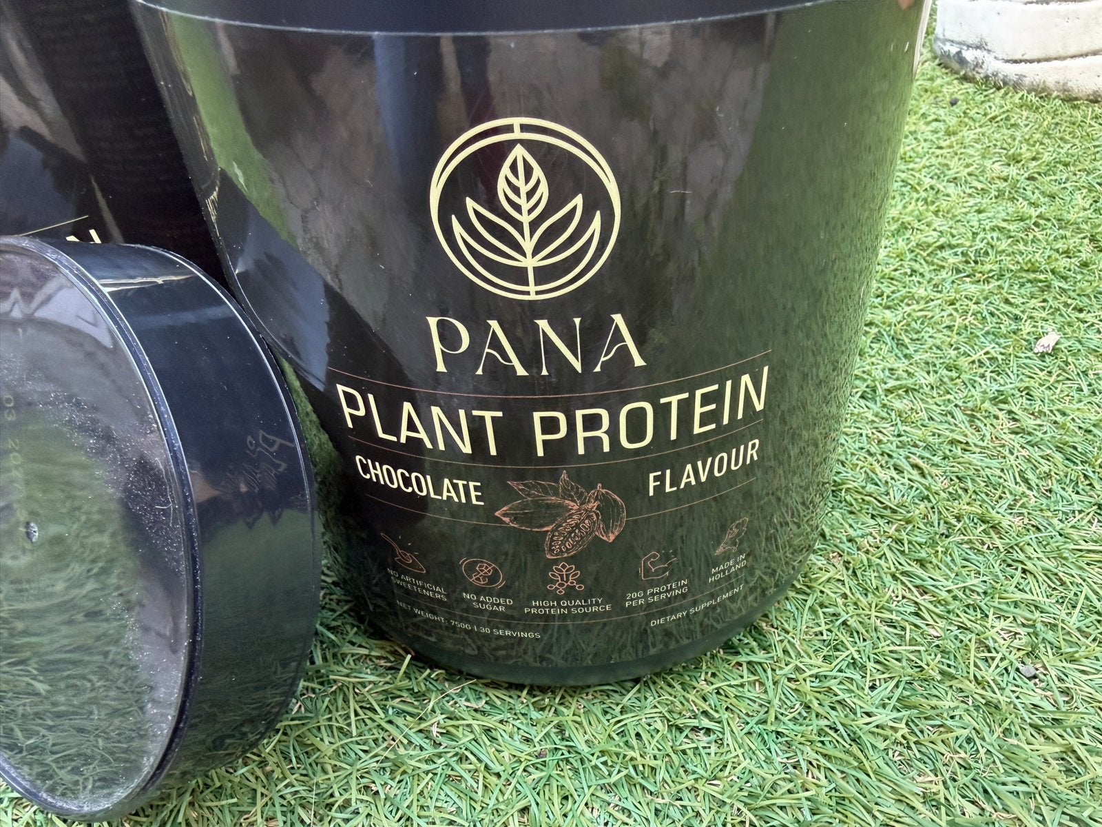 Pana Plant Protein - Chocolade & Vanille (2x 750g), Ophalen, Zo goed als nieuw, Overige typen