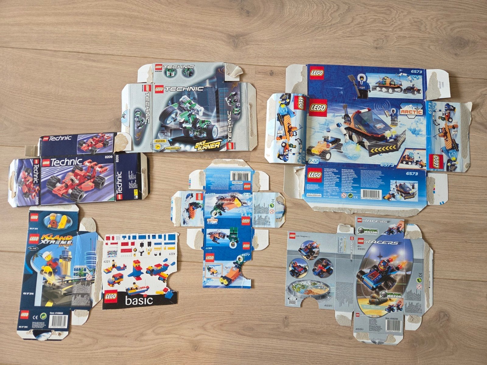 Collectie van lege LEGO dozen, Ophalen of Verzenden, Gebruikt, Overige merken