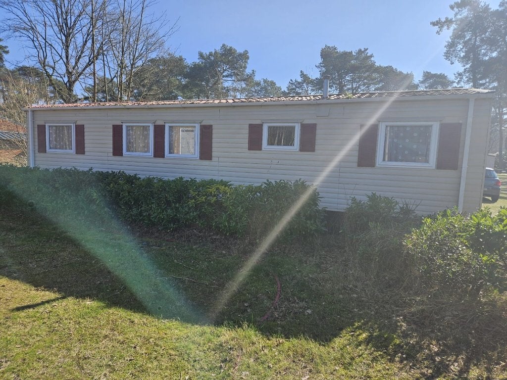 Mobile home, Vakantie, Airconditioning, In bos, Recreatiepark