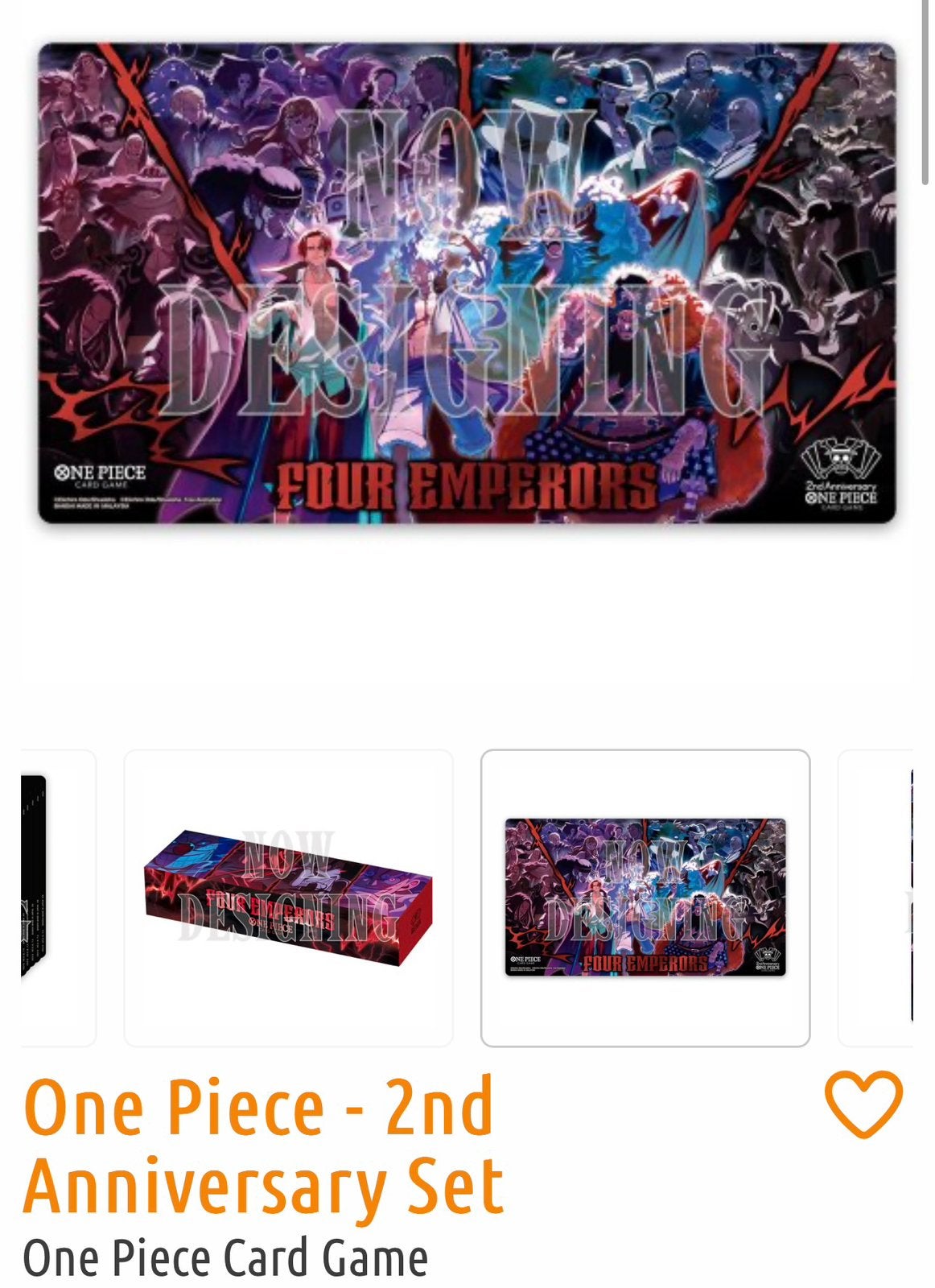 GEZOCHT ! One piece 2nd annivesary set, Computers en Software, Muismatten, Ophalen, Zo goed als nieuw