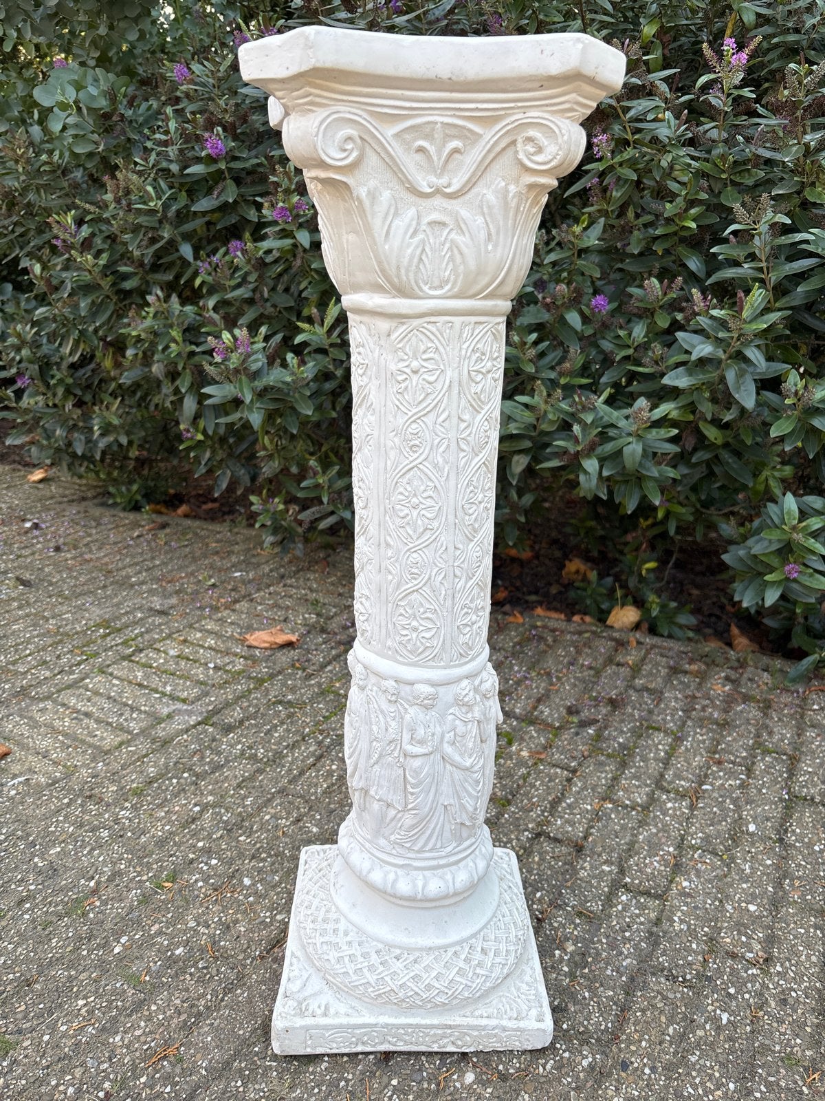 Decoratieve sokkel/zuil met klassieke details, Ophalen, Gebruikt