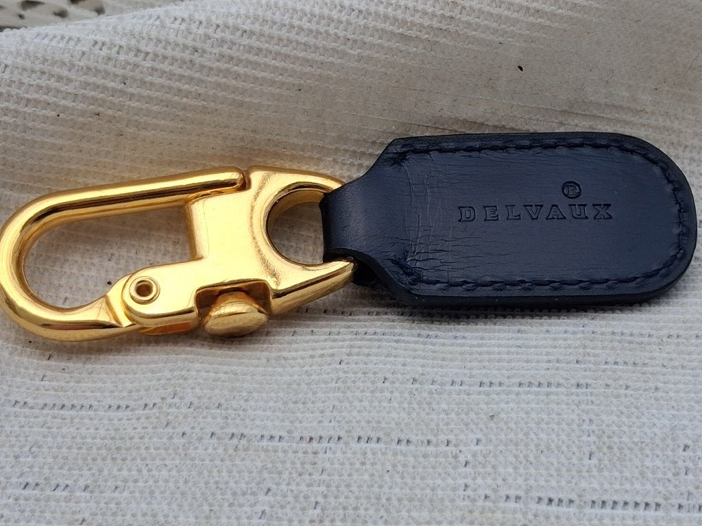 Delvaux sleutelhanger, Verzenden, Zo goed als nieuw, Blauw, Overige typen