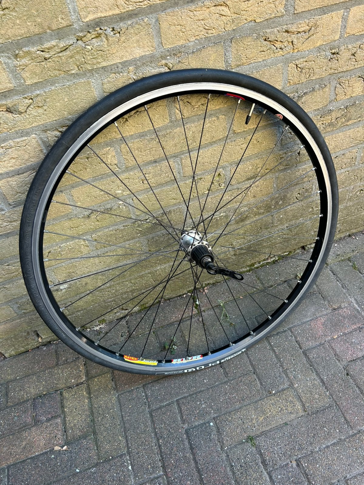 Achterwiel racefiets Shimano 105 alu, Wiel, Gebruikt, Ophalen of Verzenden, Aluminium