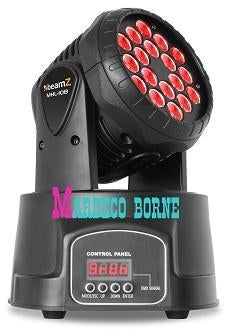 LED Moving head 12-Kanaal, licht effect, MARBECO 36 jaar, Geluidgestuurd, Nieuw, Info@marbeco.nl, BeamZ