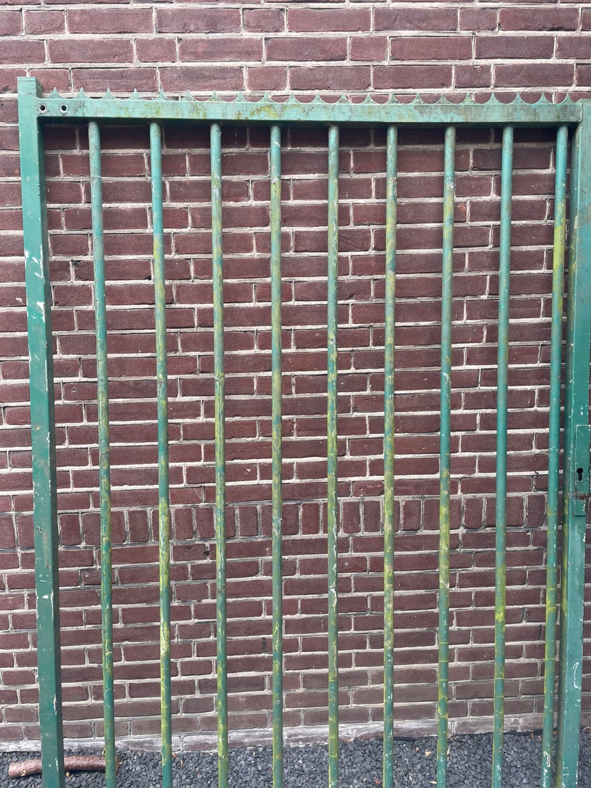 Stalen poort, Tuin en Terras, Tuinhekken en Hekwerk, Ophalen of Verzenden, Zo goed als nieuw, IJzer, Sierhekwerk