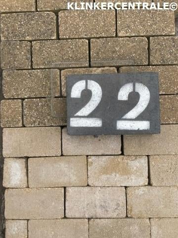 RESTPARTIJ 15m2 zandkleur gebruikte keiform betonklink 8 cm, Bij dit gebruikte product niet meer te achterhalen., Gebruikt, Verzenden