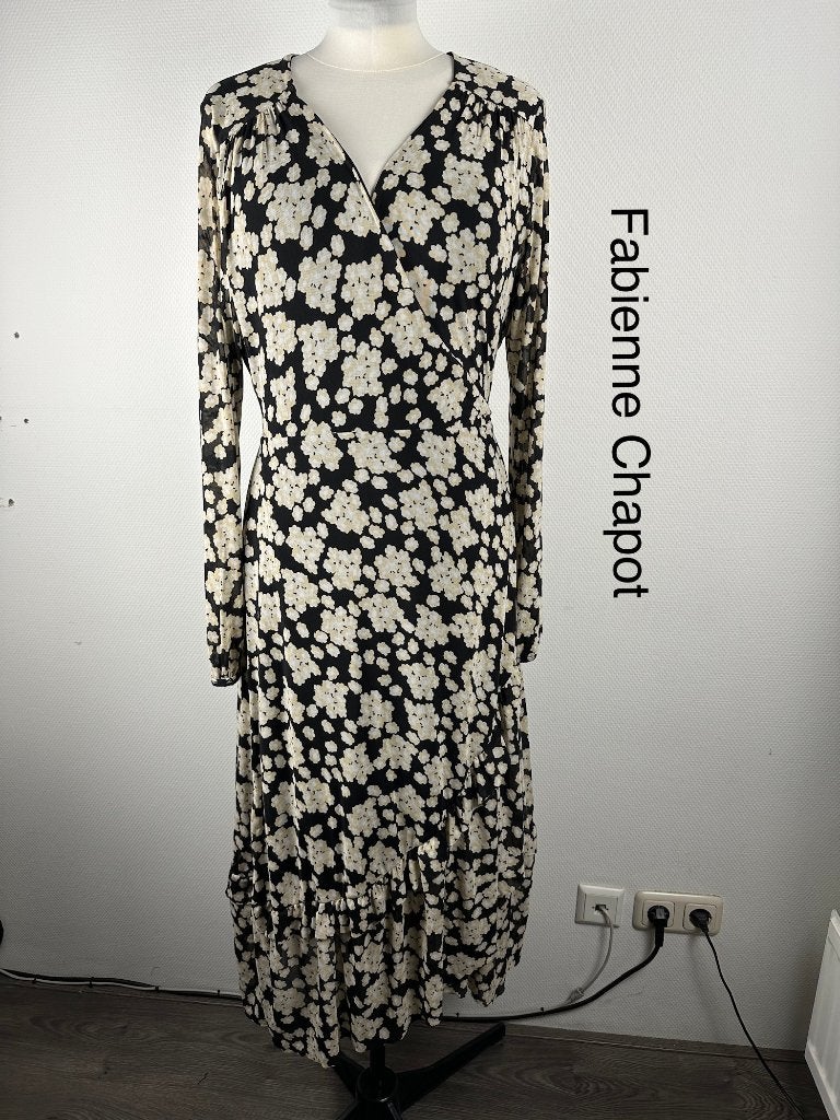 Fabienne Chapot Jurk  (mt: 42) 21,6/213, Blauw, Maat 42/44 (L), Ophalen of Verzenden, Zo goed als nieuw