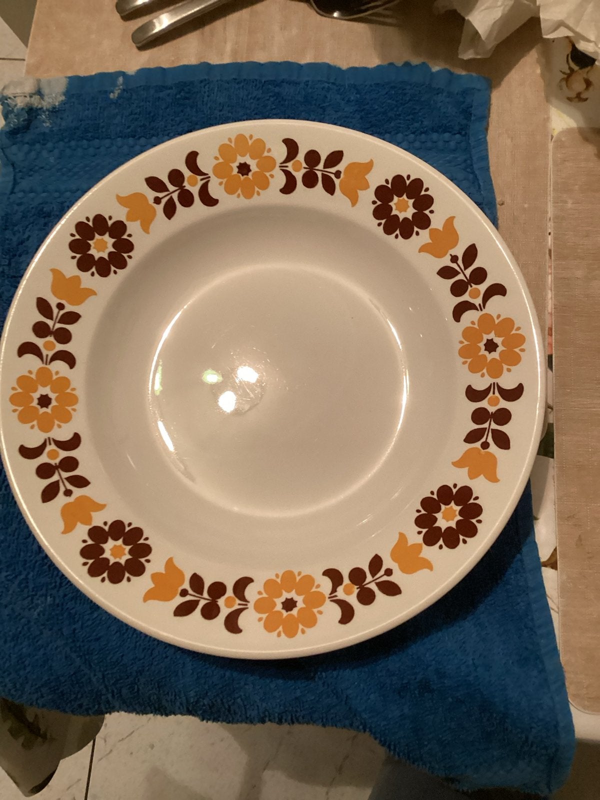 3 Vintage Richard Ginori Soepborden- Bloemenpatroon, Huis en Inrichting, Keuken | Servies, Overige merken, Ophalen of Verzenden