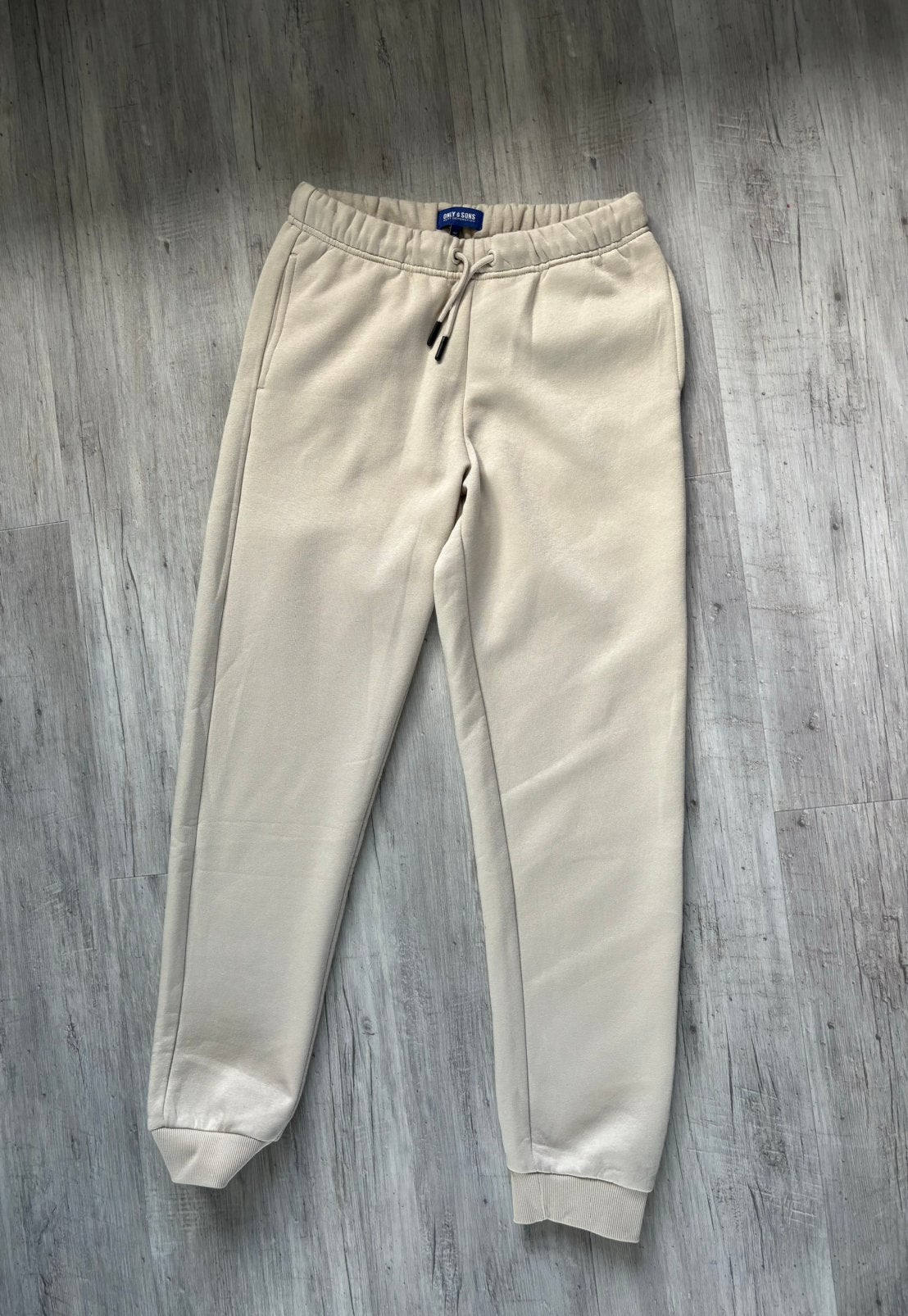 Only&Sons beige joggingbroek maat 164, Ophalen of Verzenden, Zo goed als nieuw, Jongen, Broek
