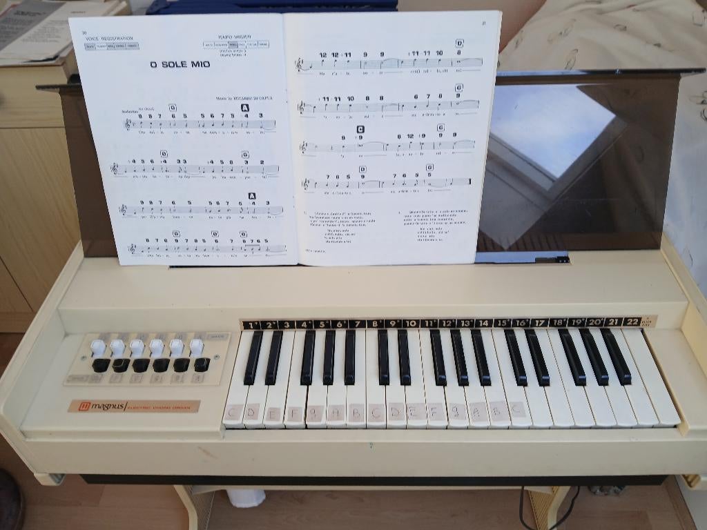 Magnus electrisch orgel, Ophalen, Gebruikt, 2 klavieren, Orgel