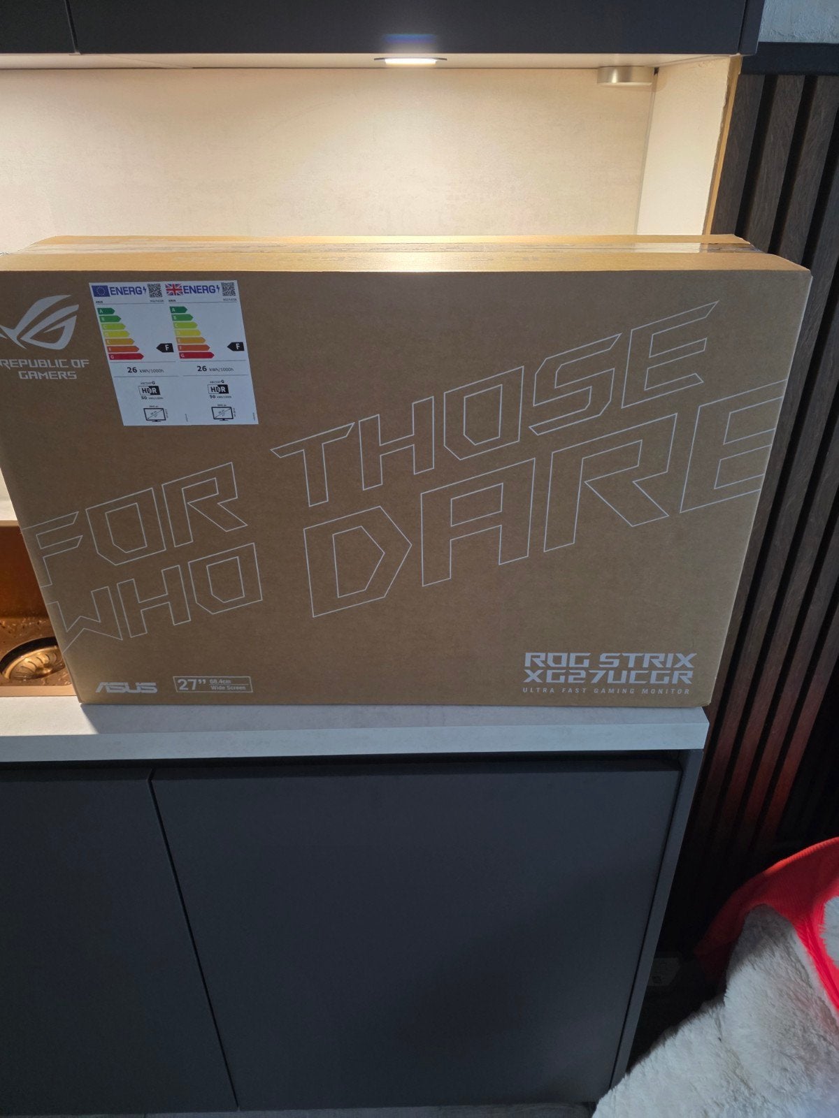 ASUS ROG Strix 27 inch Gaming Monitor - Nieuw in doos, Computers en Software, Monitoren, Ophalen, Nieuw, ASUS (monitor)