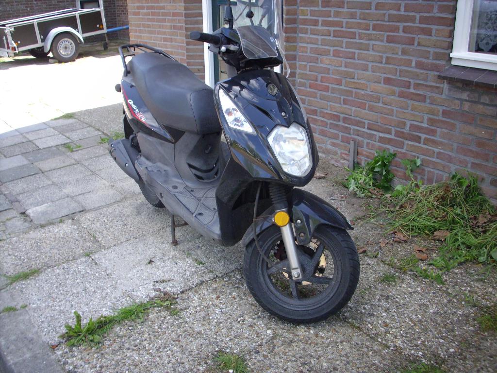 Sym orbit 2 Rijbaar met aandacht,14493km,Kappenset in orde, Fietsen en Brommers, Ophalen, Gebruikt, Maximaal 45 km/u, 49 cc