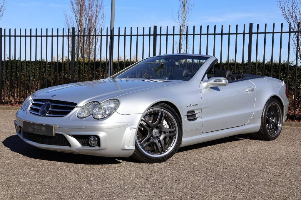 Mercedes SL65 AMG, Automaat, Zwart, 600 pk, 2020 kg