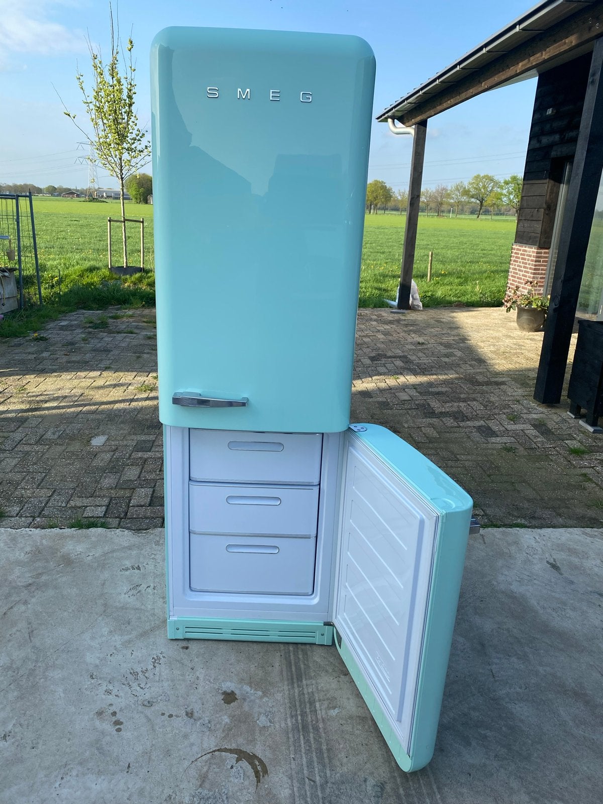 Smeg FAB32 Mintgroen – Schadevrij, De laan 8, Bella, 200 liter of meer, 60 cm of meer