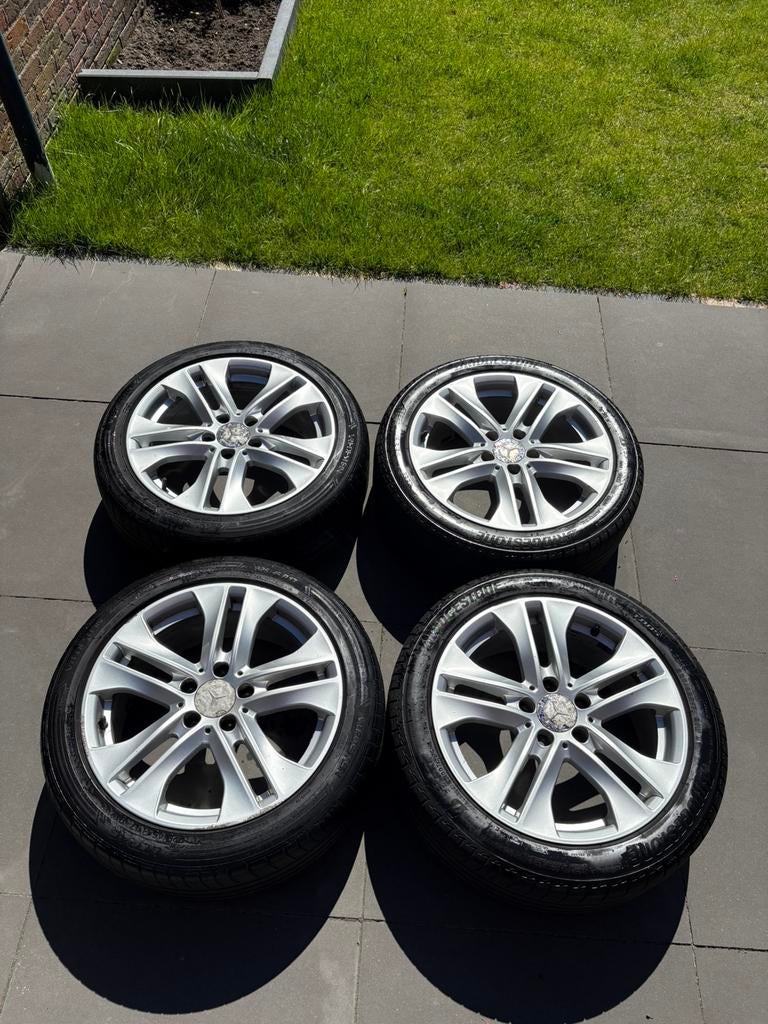 17 inch mercedes velgen, Auto-onderdelen, Banden en Velgen, Ophalen, Gebruikt, Banden en Velgen, 17 inch