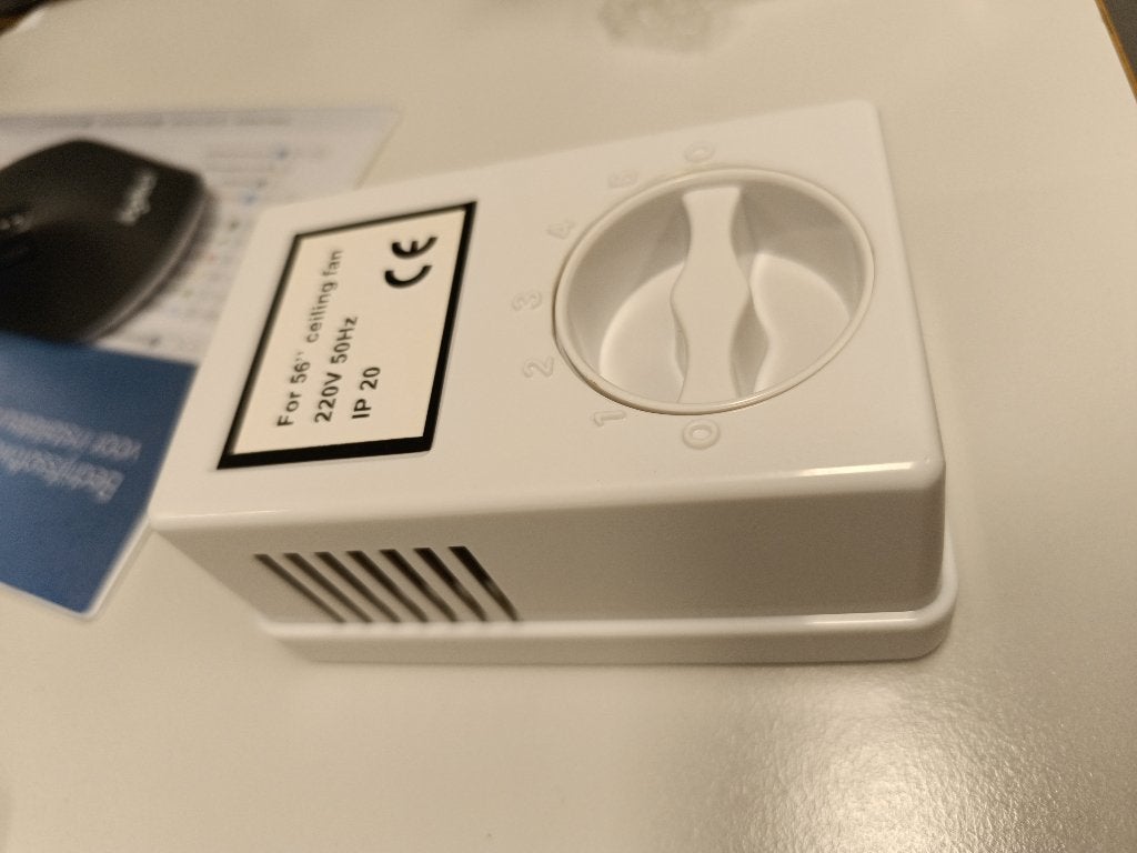 Plafondventilator Snelheidsregelaar 220V - 5 Standen, Ophalen, Nieuw, Plafondventilator