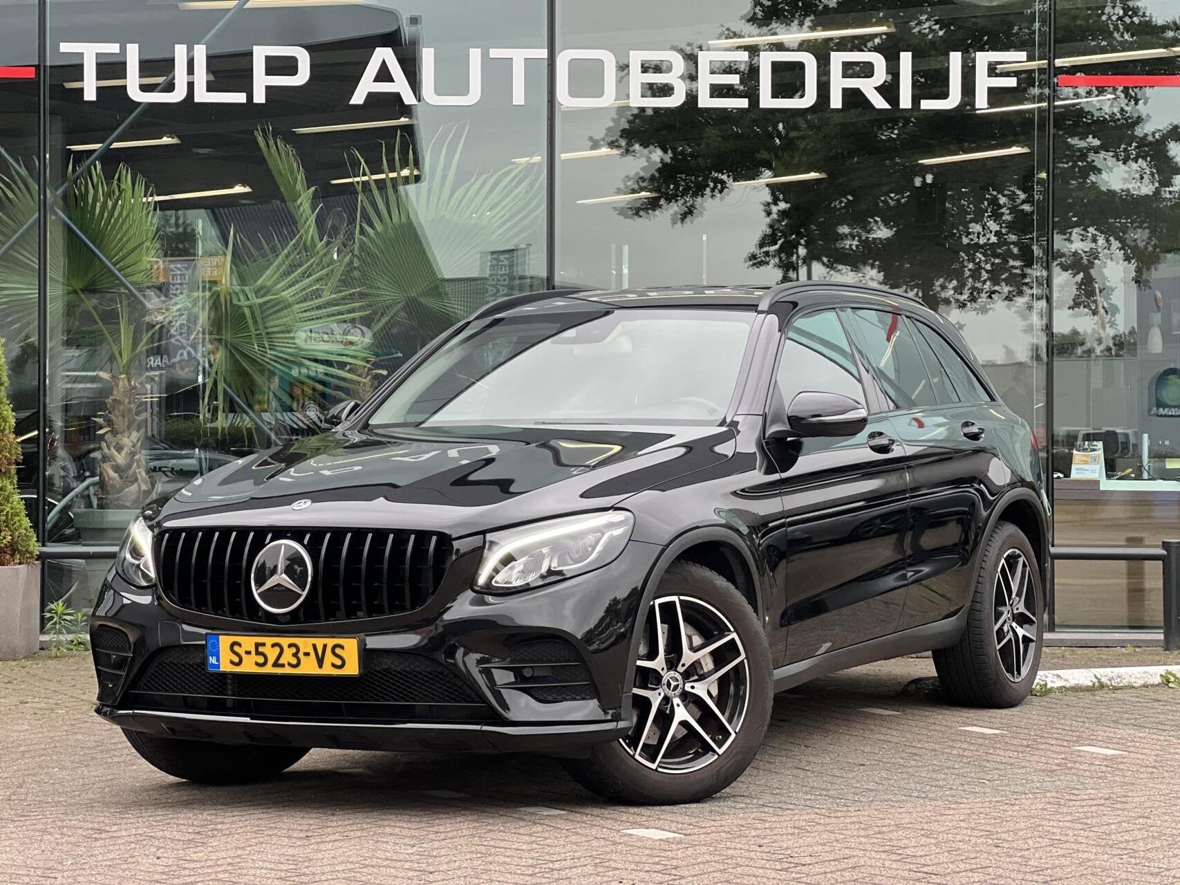Mercedes GLC-klasse 250 4MATIC Business Solution AMG Topstaa, Auto's, Gebruikt, 4 cilinders, Zwart, Vierwielaandrijving