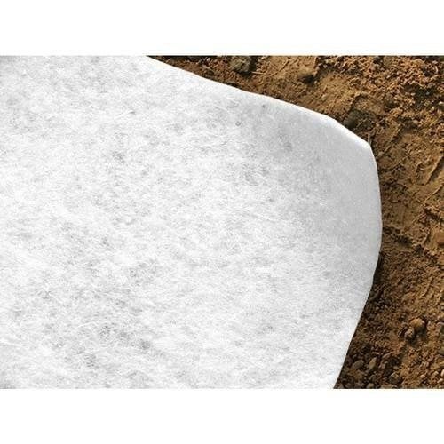 Non-woven geotextiel 200gr, 10 bij 5 meter., Tuin en Terras, Ophalen, Zo goed als nieuw, Wit, Overige typen