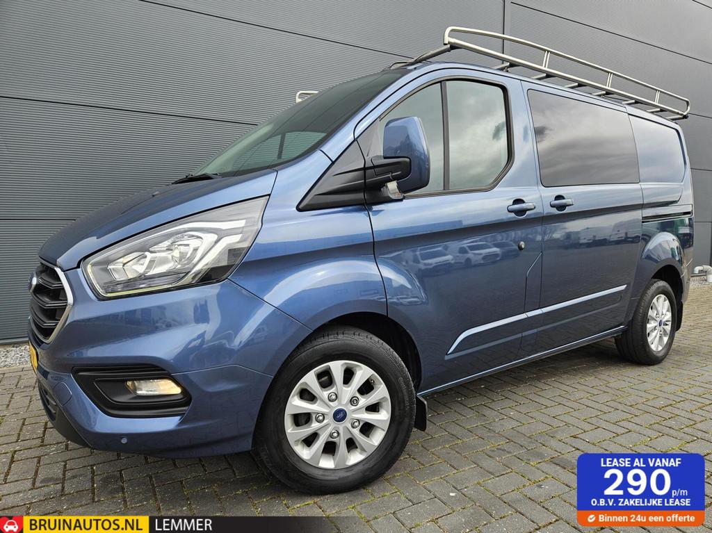 Ford Transit Custom 2.0 TDCI L1H1 DC Airco Trekhaak 130pk D-, Voorwielaandrijving, LED verlichting, Gebruikt, Euro 6