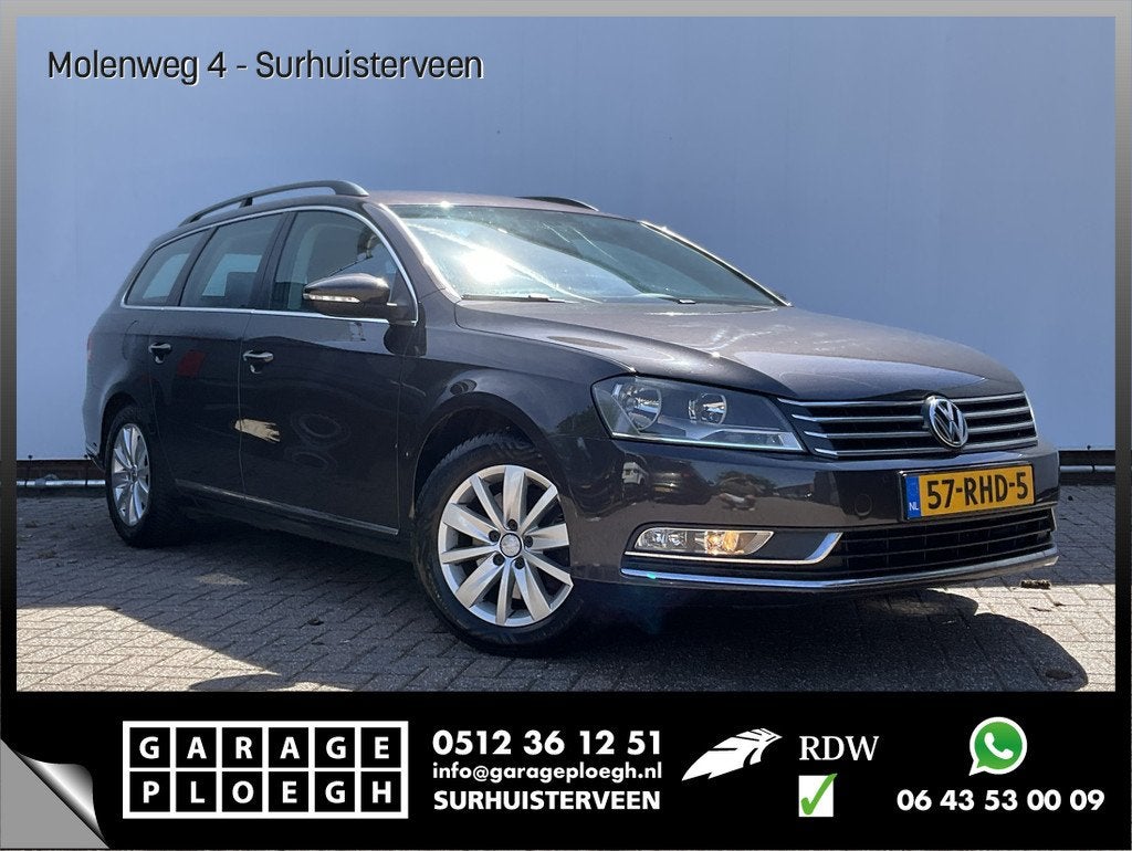 Volkswagen Passat Variant 1.4 TSI Aut7 Comfortline BlueMotio, Auto's, Euro 5, Gebruikt, Bruin, Automatische klimaatregeling