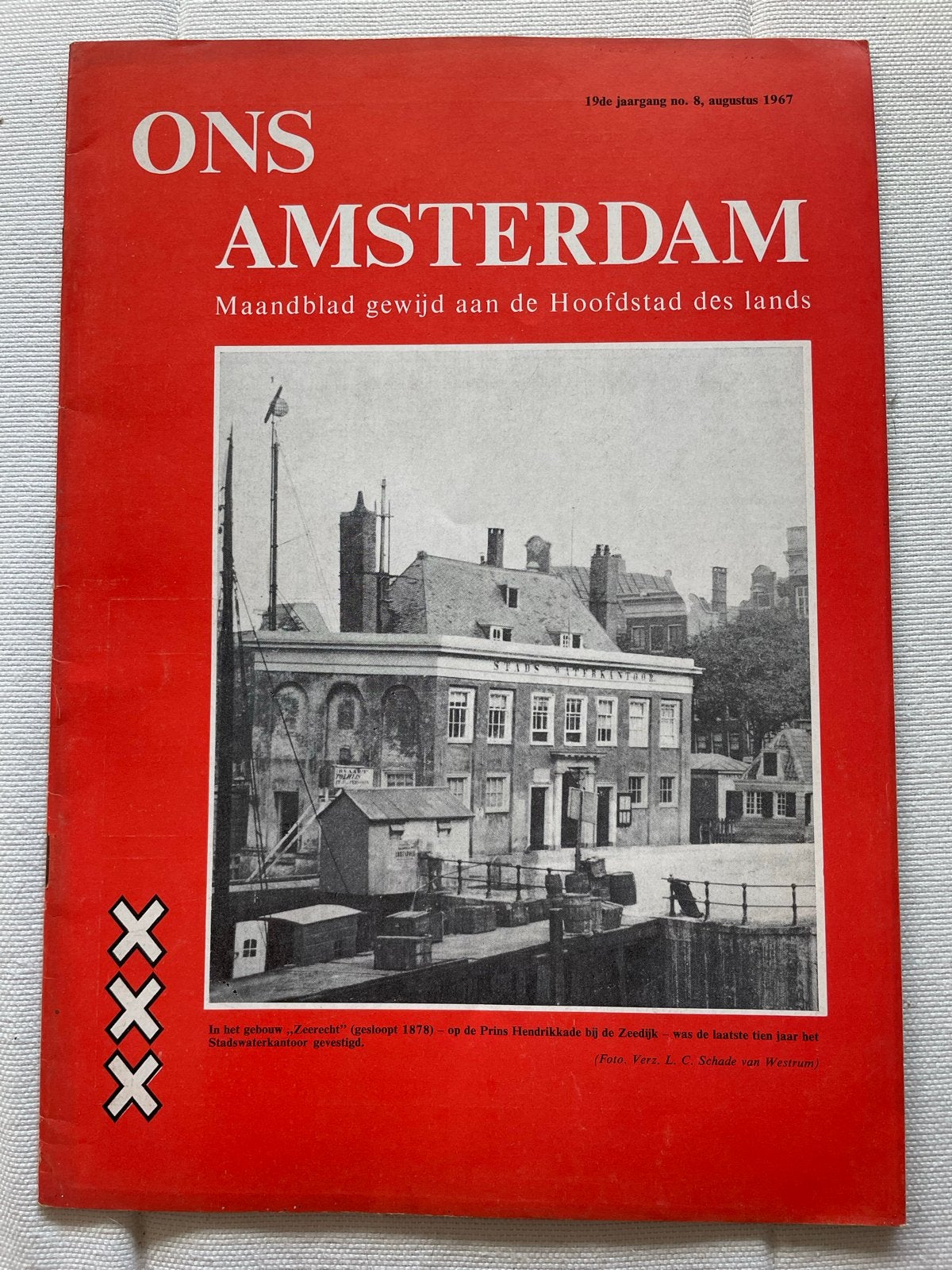 Ons Amsterdam - Maandblad augustus 1967, Boeken, Tijdschriften en Kranten, Ophalen of Verzenden, Gelezen, Overige typen