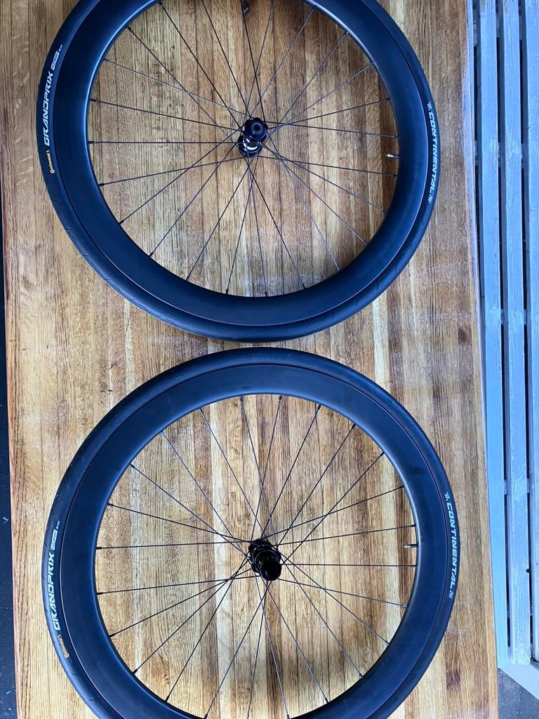 Carbon wielset 50mm, Fietsen en Brommers, Fietsonderdelen, Ophalen of Verzenden, Gebruikt, Carbon