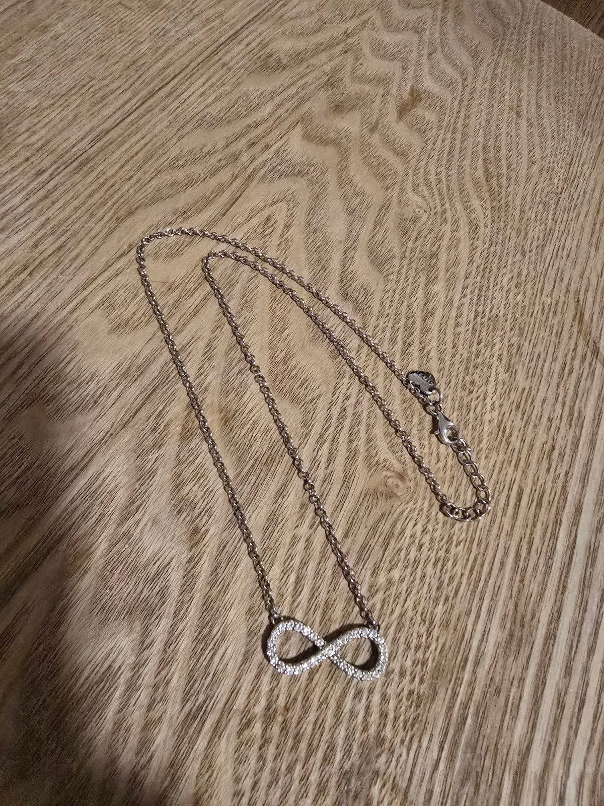 zinzi infinitie ketting, Ophalen of Verzenden, Zo goed als nieuw, Zilver, Zilver