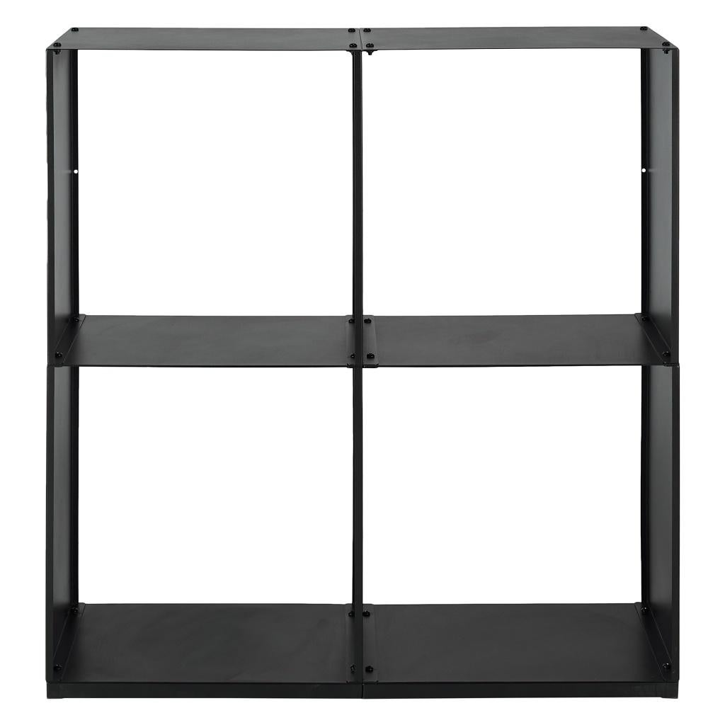 Brandhoutrek | 80x28x80cm | Zwart | Haardhoutrek | Staal, Minder dan 3 m³, Ophalen of Verzenden
