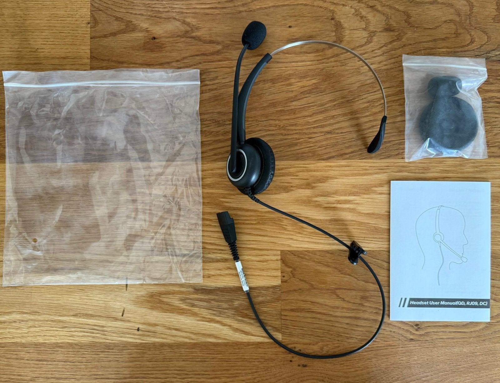 Restpartij mono-ear headsets en QD-kabels, Computers en Software, Ophalen of Verzenden, Nieuw