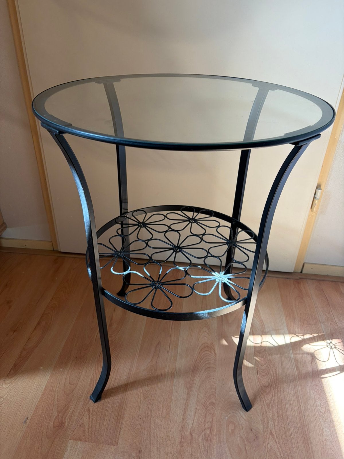 Ikea bijzettafeltje, Minder dan 55 cm, Rond, Zo goed als nieuw, Ophalen
