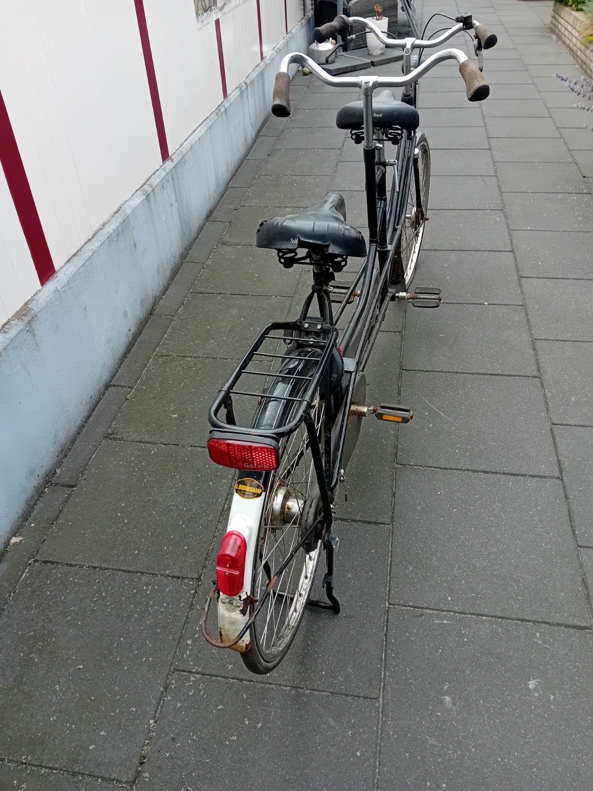 Schuurfondst tandem, Fietsen en Brommers, Fietsen | Tandems, 55 cm of meer, Ophalen of Verzenden, Gebruikt, Minder dan 10 versnellingen