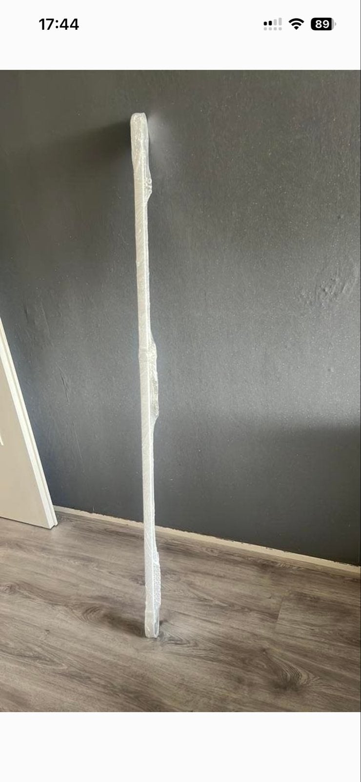 Nieuwe gordijnrail, wit,, Ophalen, Nieuw