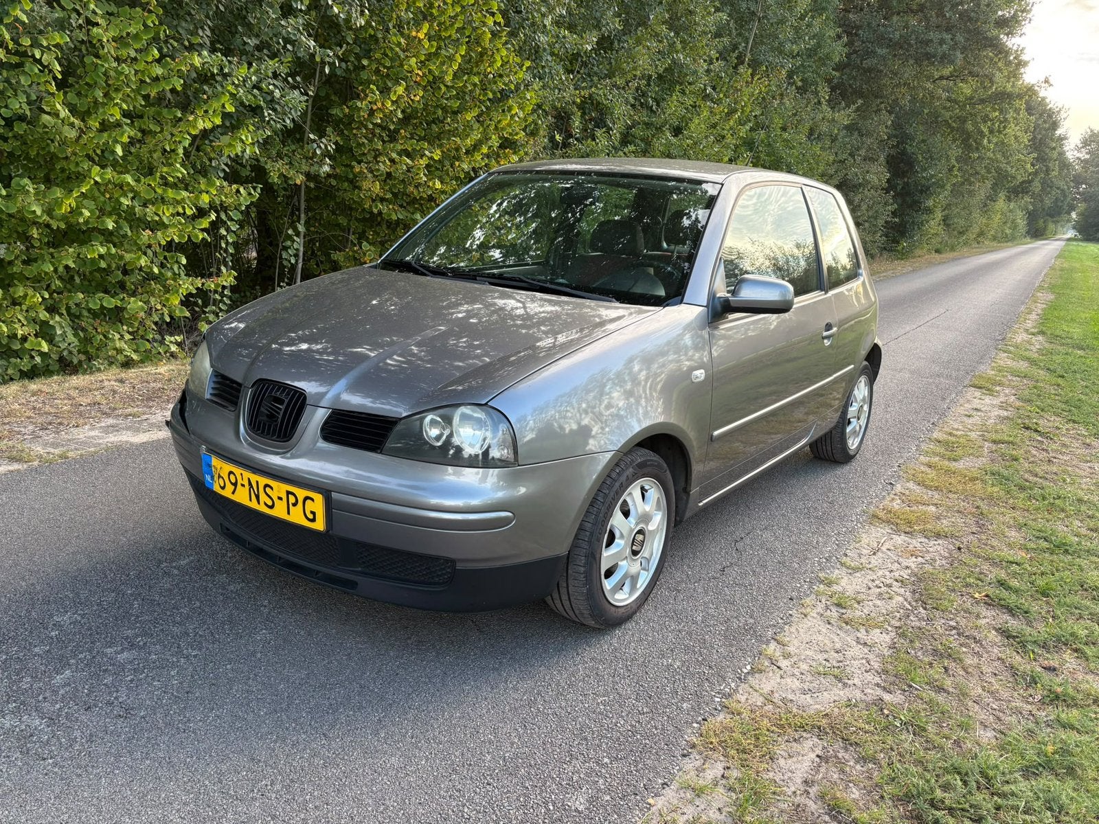 Seat Arosa 1.4 44KW 2004 Grijs, Voorwielaandrijving, 450 kg, 31 €/maand, 4 stoelen