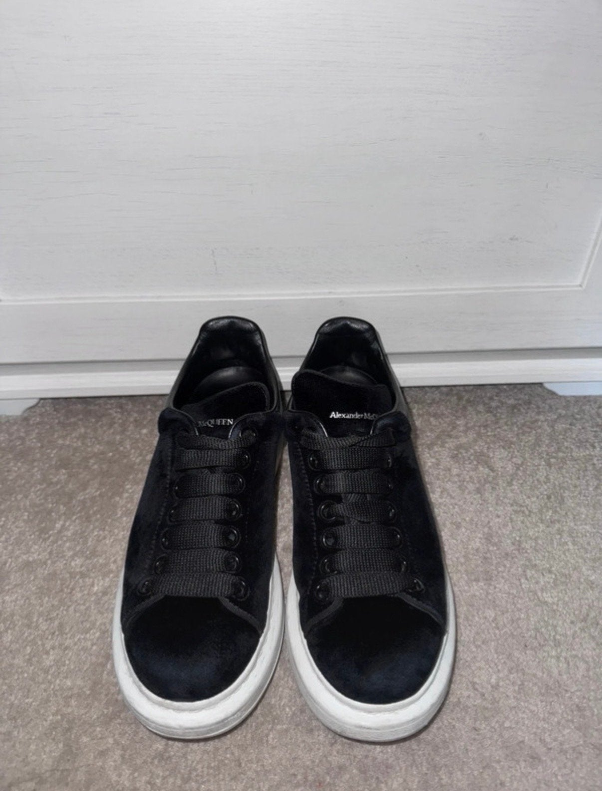 Alexander McQueen sneakers, Ophalen, Zwart, Sneakers of Gympen, Gedragen