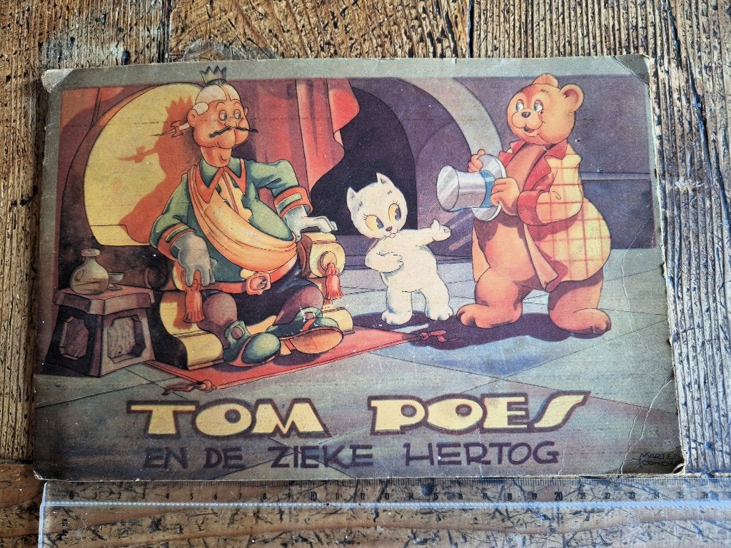 Tom Poes en de Zieken Hertog - De Avonturen van Tom Poes, Gelezen, Marten Toonder, Eén stripboek, Ophalen of Verzenden