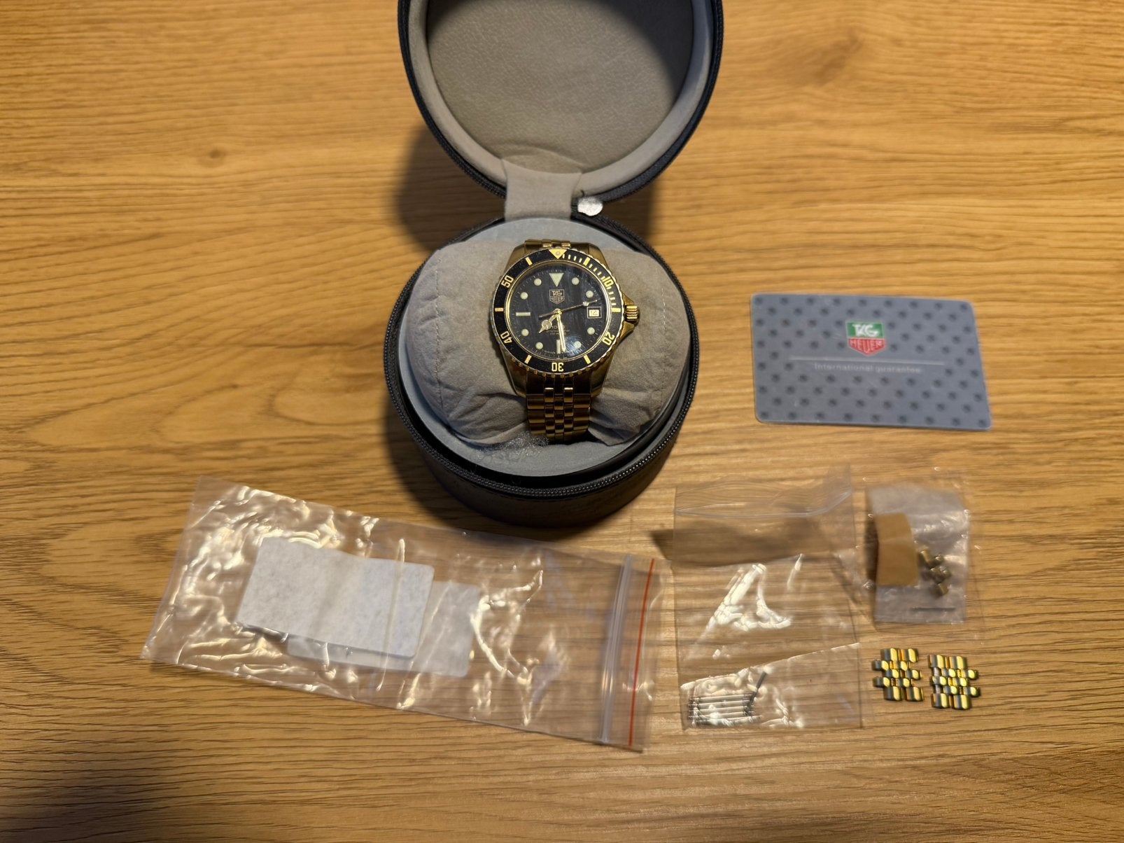 Tag Heuer professional 1000 'wolf of wallstreet' horloge, Sieraden, Tassen en Uiterlijk, Ophalen of Verzenden, Zo goed als nieuw