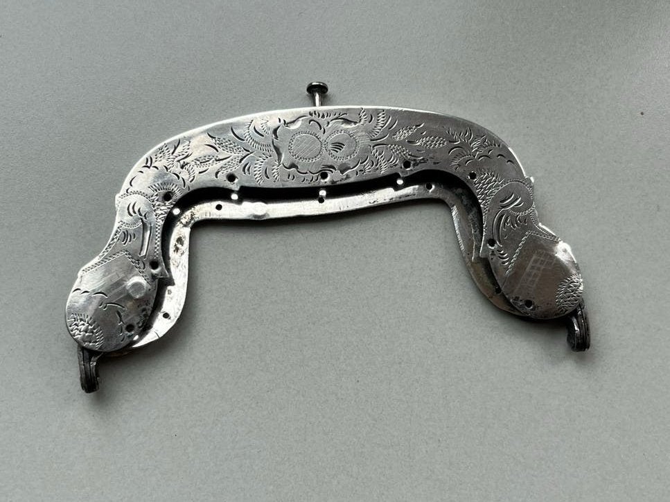 Antieke Zilveren Tasbeugel Aart Hoogeboom (1856-1889), Verzenden, Zilver