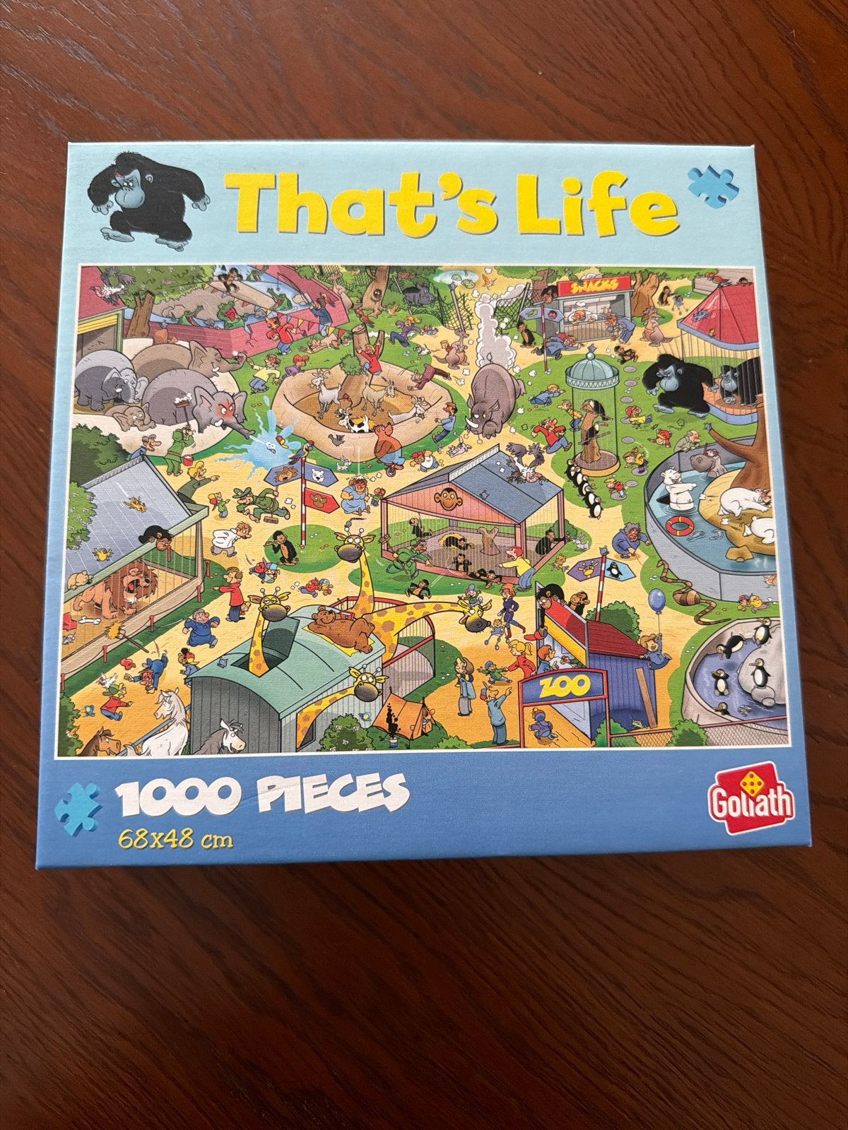 Goliath - That's Life Zoo Legpuzzel 1000 Stukjes, Ophalen of Verzenden, 500 t/m 1500 stukjes, Nieuw, Legpuzzel