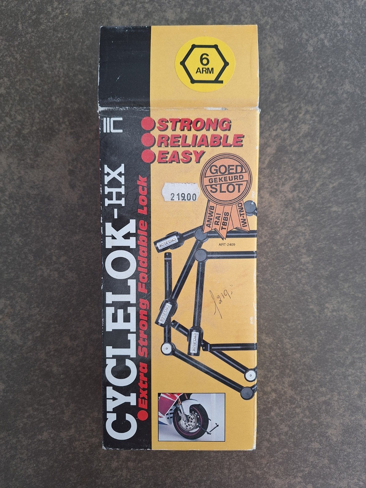 Moet weg: Cyclelok motorslot 6 armen, Motoren, Ophalen, Gebruikt