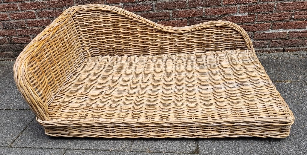 grote, stevige rotan rattan rieten hondenmand/hondensofa XL, Dieren en Toebehoren, Ophalen, Gebruikt, Overige