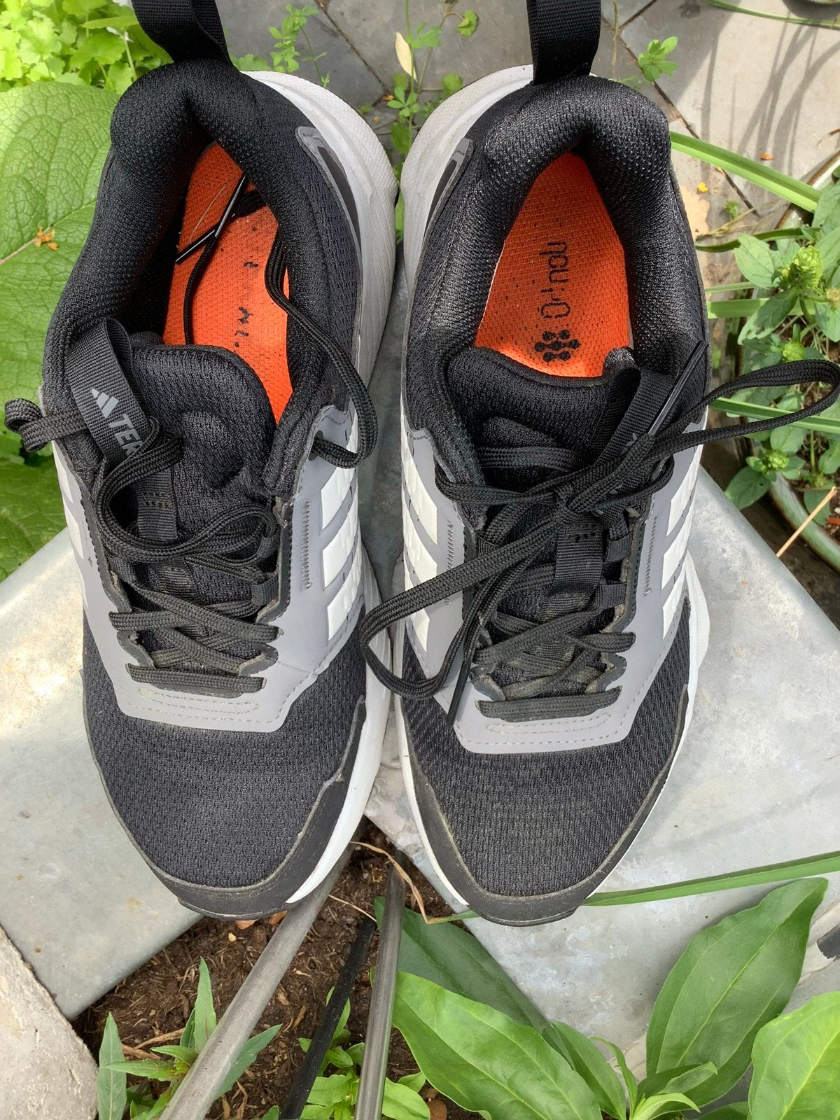 Adidas Terrex Sportschoenen - Zwart/Grijs/Wit, Zwart, Ophalen of Verzenden, Sneakers of Gympen, Gedragen