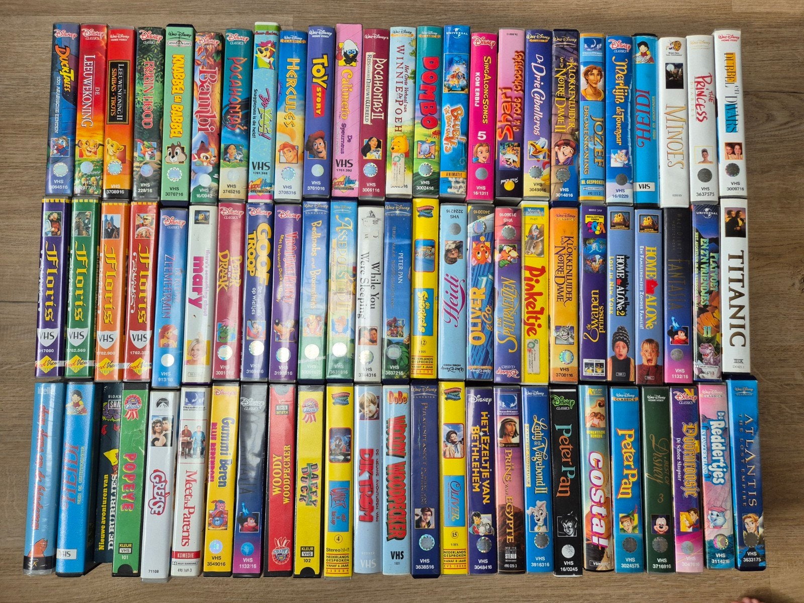 75 Originele VHS Videobanden incl. Recorder, Cd's en Dvd's, Gebruikt, Alle leeftijden, Overige genres, Ophalen of Verzenden