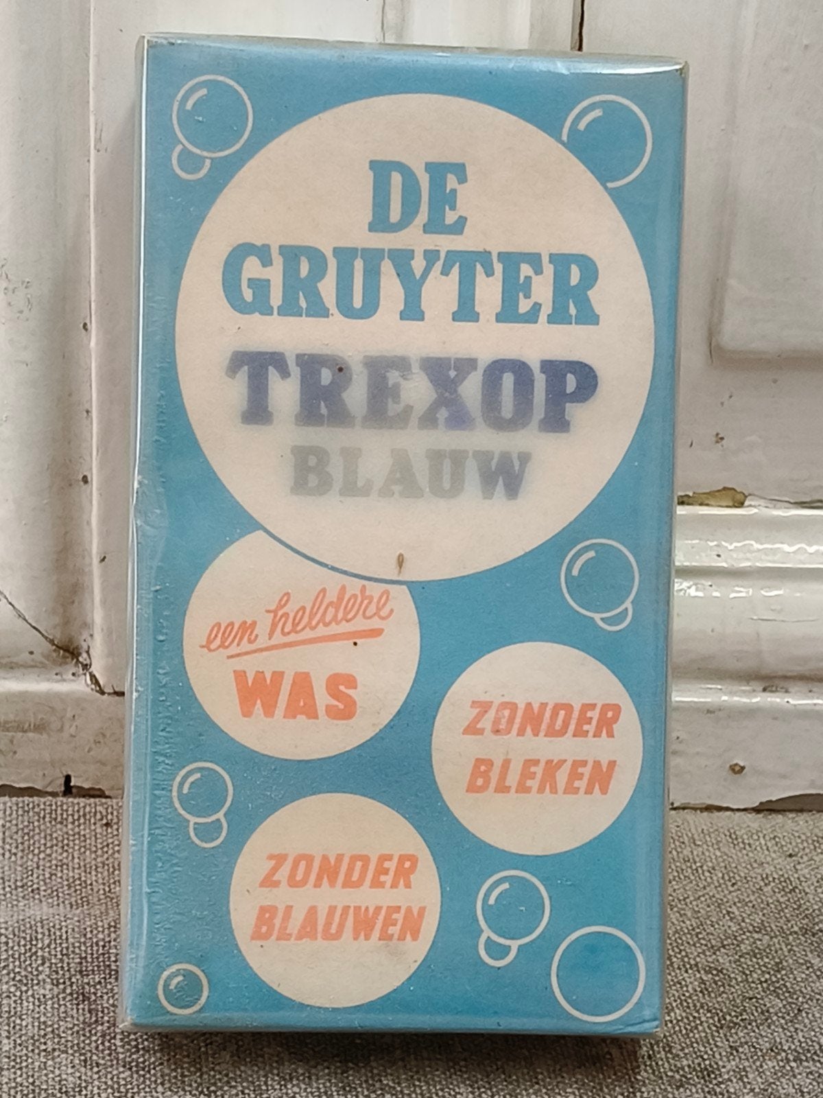 Oud vol pakje De Gruyter Trexop wasmiddel, Huis en Inrichting, Ophalen of Verzenden, Gebruikt